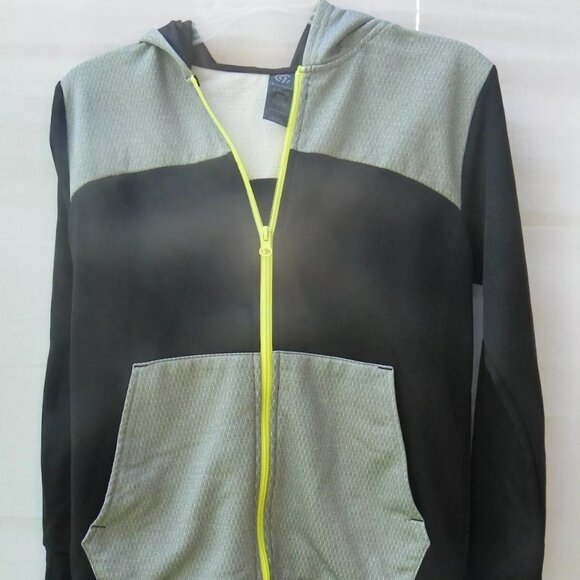 Champion Kids Boys Size Large L 12-14 Gray Stretchy Zip Up Jacket i2 - Picture 1 of 4